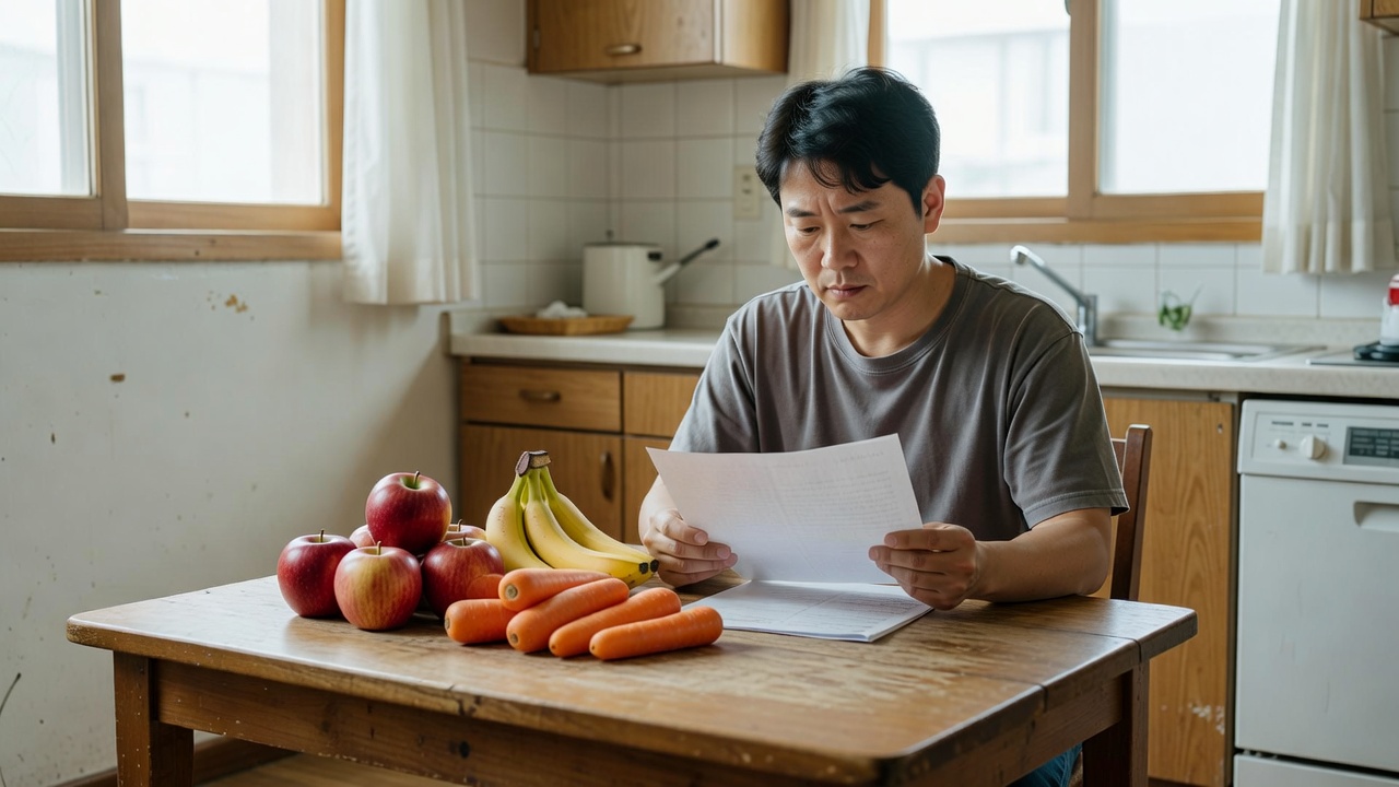 원푸드 식단 3일 테스트 목차와 준비 과정을 시각적으로 보여주는 사진