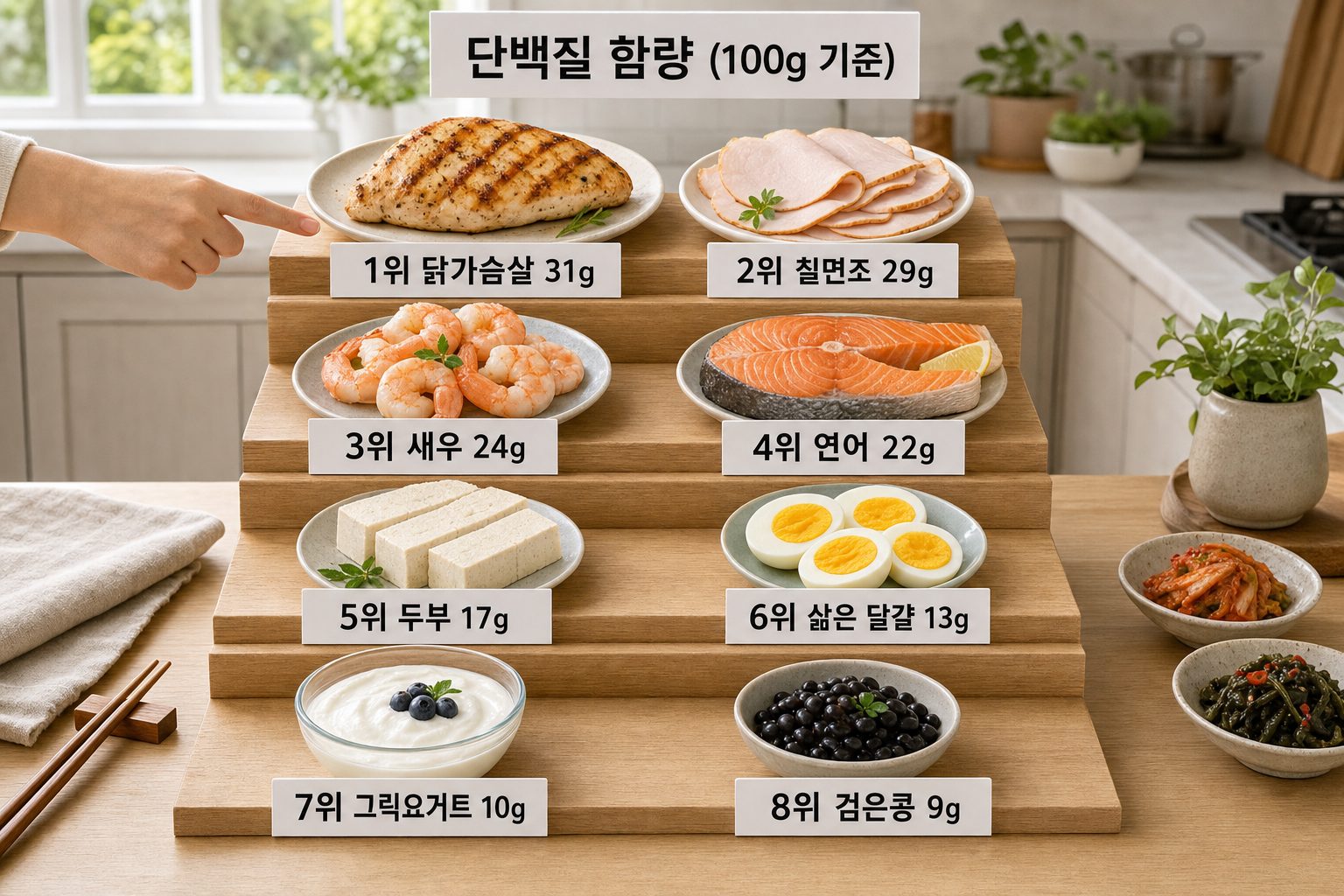 원푸드 다이어트 단백질 - 닭가슴살 외 추천 단백질 식단 8가지